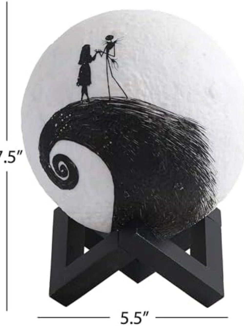 Color Changing LED Mood Light - Spiral Hill Decorative Lamp with Jack - Picture 4 of 6